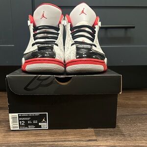 Air Jordan Sneakers - Red, Black, and Gray